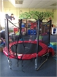 The Trampoline to help with Sensory Processing.